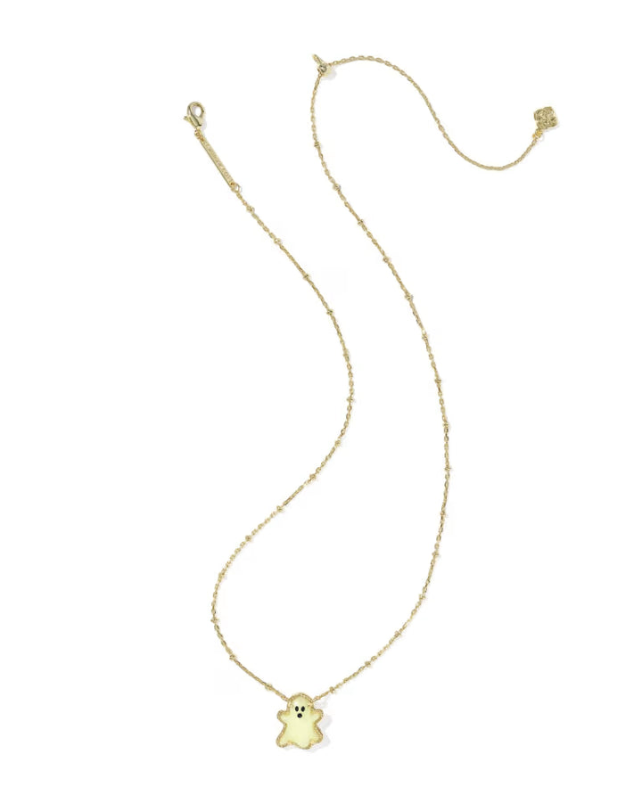 Kendra Scott Ghost Pendant Necklace in Gold