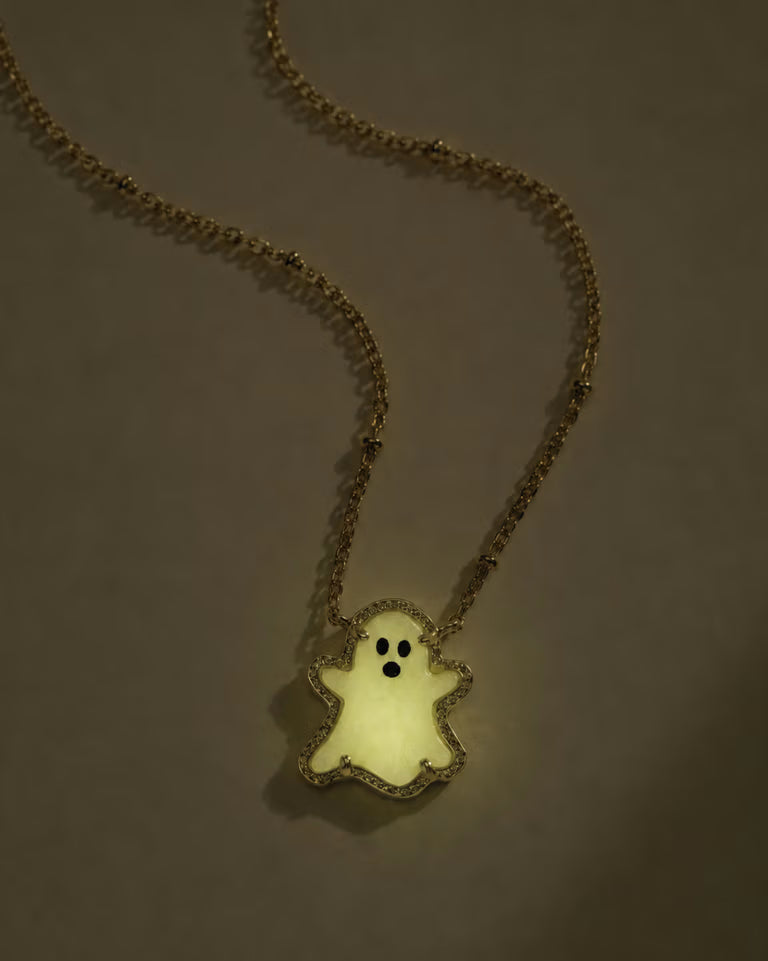 Kendra Scott Ghost Pendant Necklace in Gold