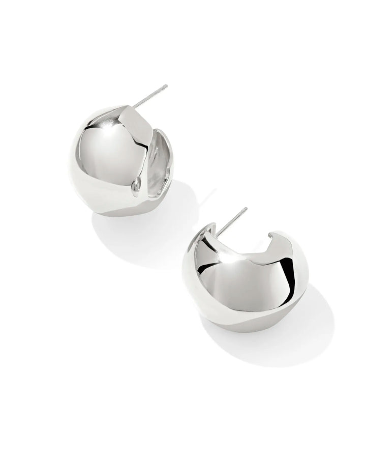 Kendra Scott Kaitlin Hoop Earring in Rhodium