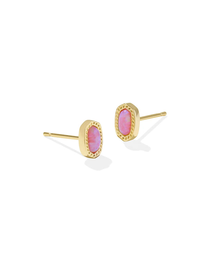 Kendra Scott Ellie Stud Earring in Carnation Opal on Gold