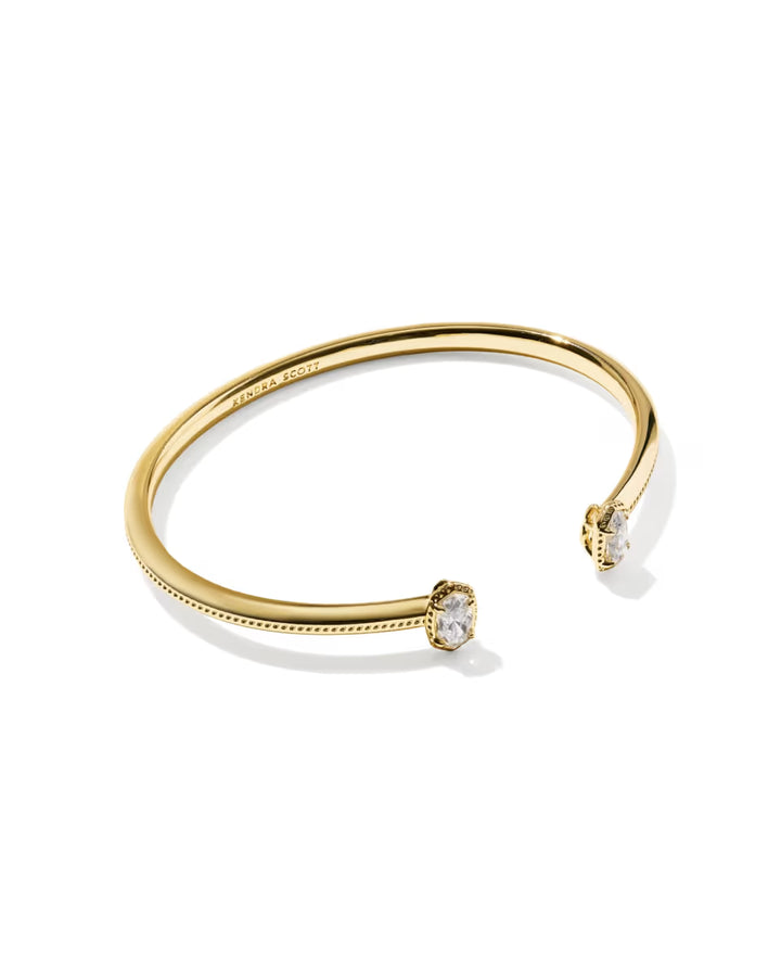 Kendra Scott Elton Luxe Cuff Bracelet Gold Ivory MOP S/M