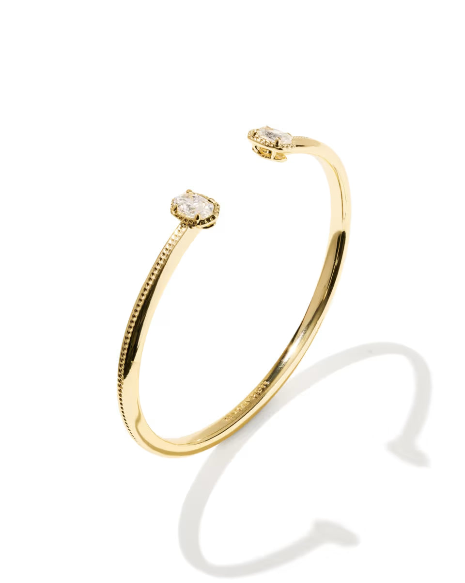 Kendra Scott Elton Luxe Cuff Bracelet Gold Ivory MOP S/M