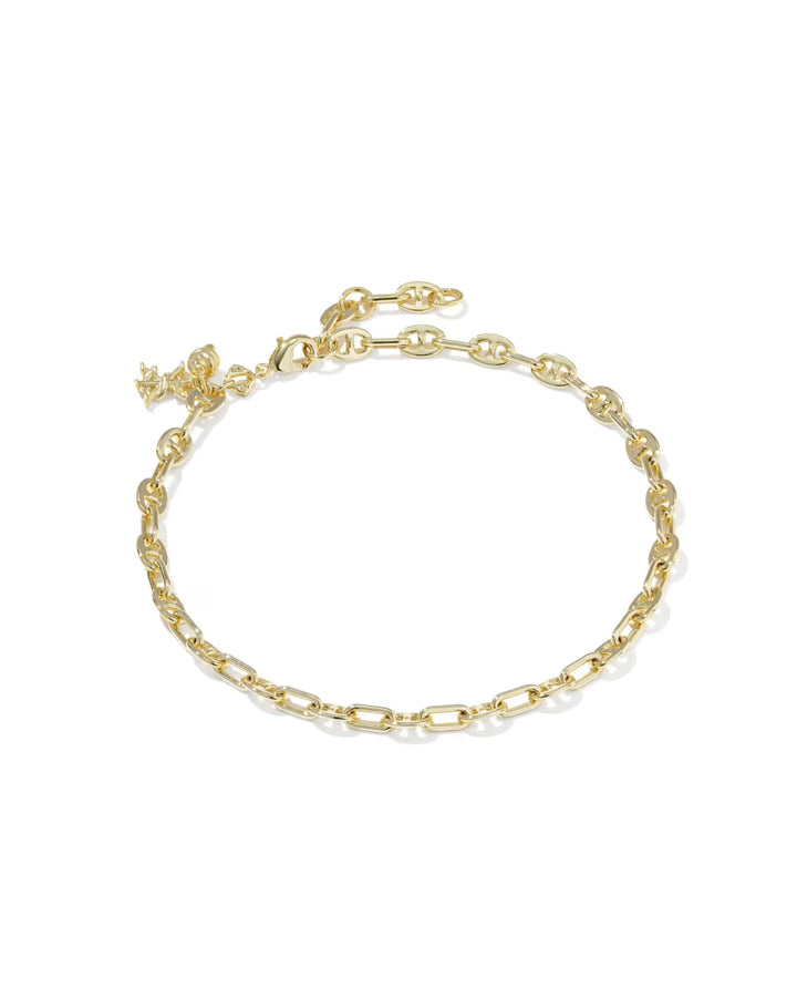 Kendra Scott Parker Knot Anklet in Gold
