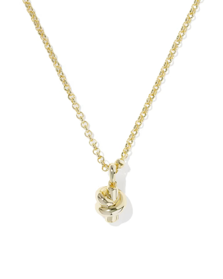 Kendra Scott Parker Knot Pendant Necklace in Gold