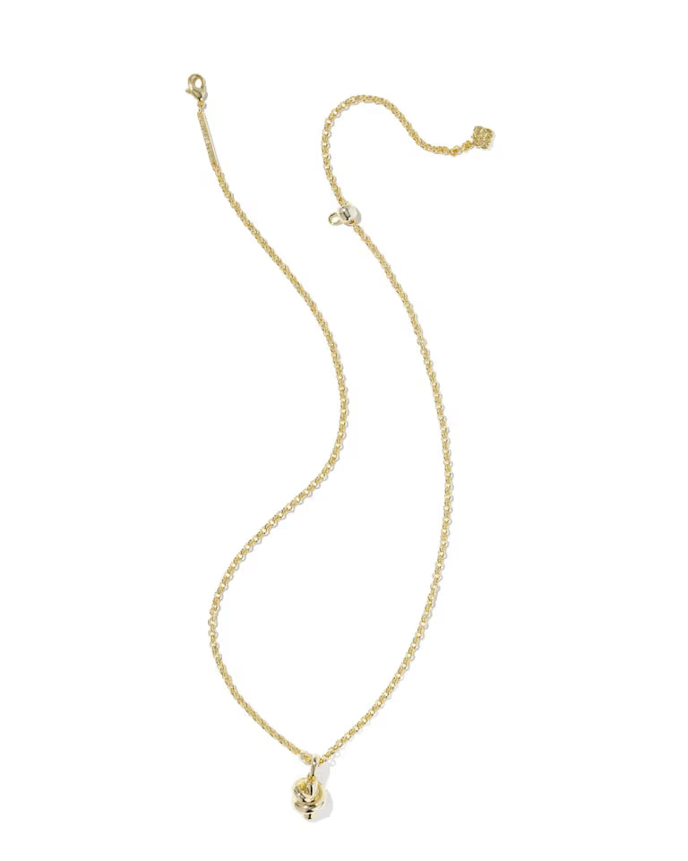 Kendra Scott Parker Knot Pendant Necklace in Gold