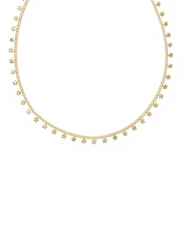 Kendra Scott Parker Star Strand Necklace in Gold