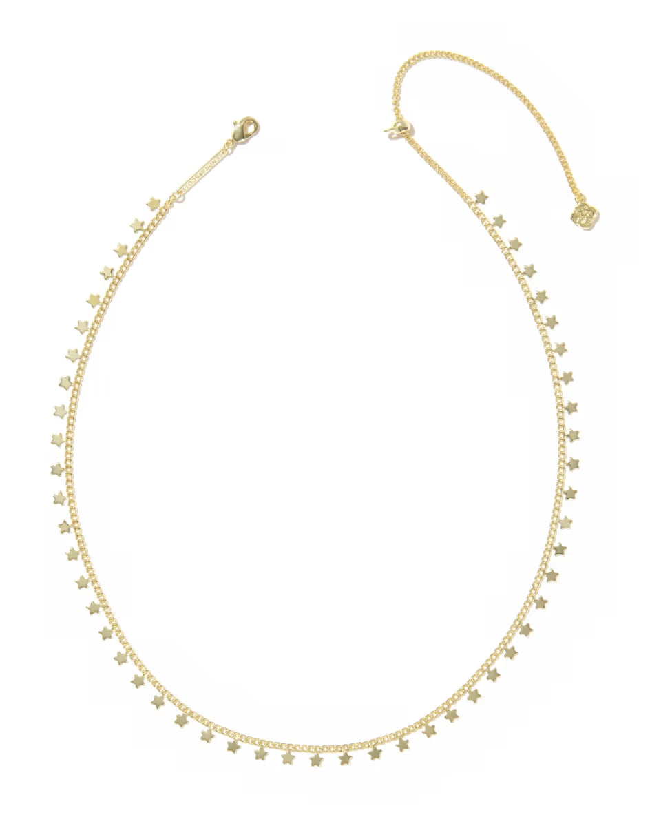 Kendra Scott Parker Star Strand Necklace in Gold