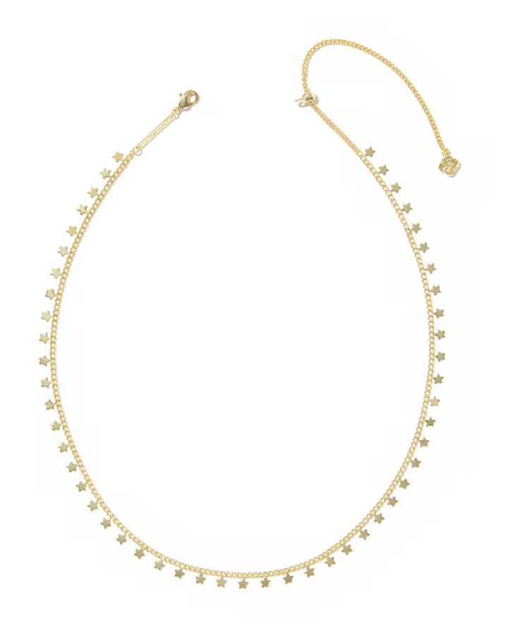 Kendra Scott Parker Star Strand Necklace in Gold