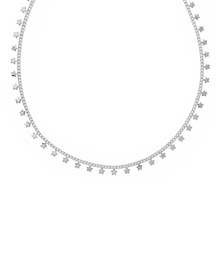 Kendra Scott Parker Strand Necklace in Rhodium