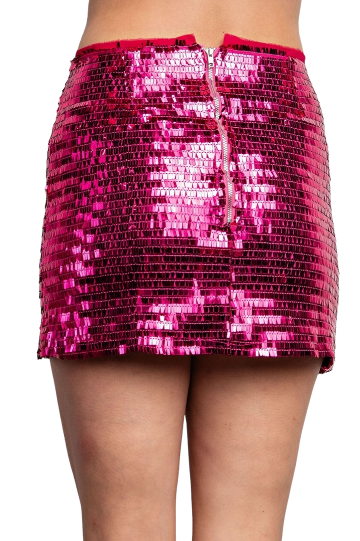 Swoon Skirt-Hot Pink