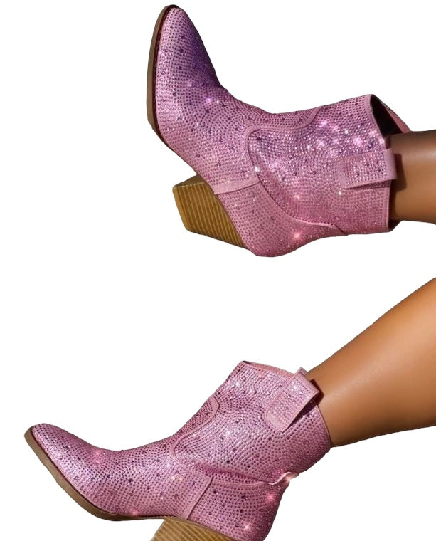 Glamour Boot-Pink