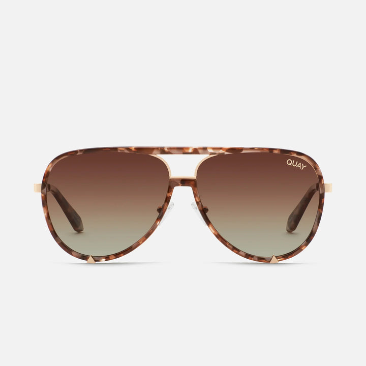 Quay High Profile Brown Tortoise/Brown Polarized Sunglasses