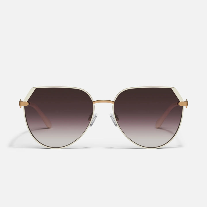 Quay Main Character Sunglasses with a Bronze Frame & Brown Lens