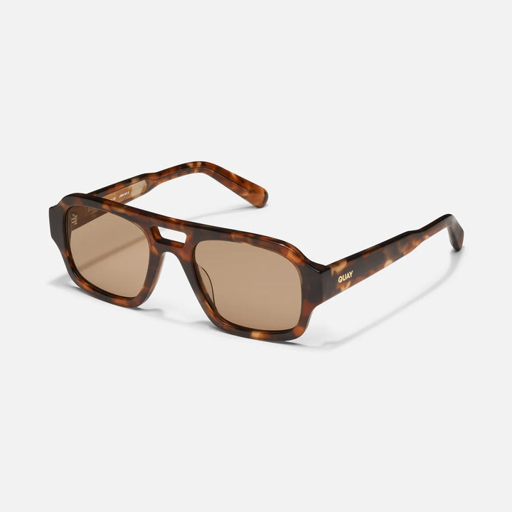 Why Not Amber Tortoise Sunglasses in Tan Lens Sunglasses