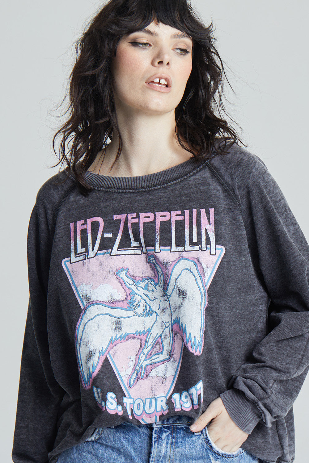 Led Zeppelin Black Tour 77 Sweatshirt