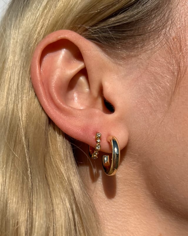 Kendra Scott Colette Huggie Gold