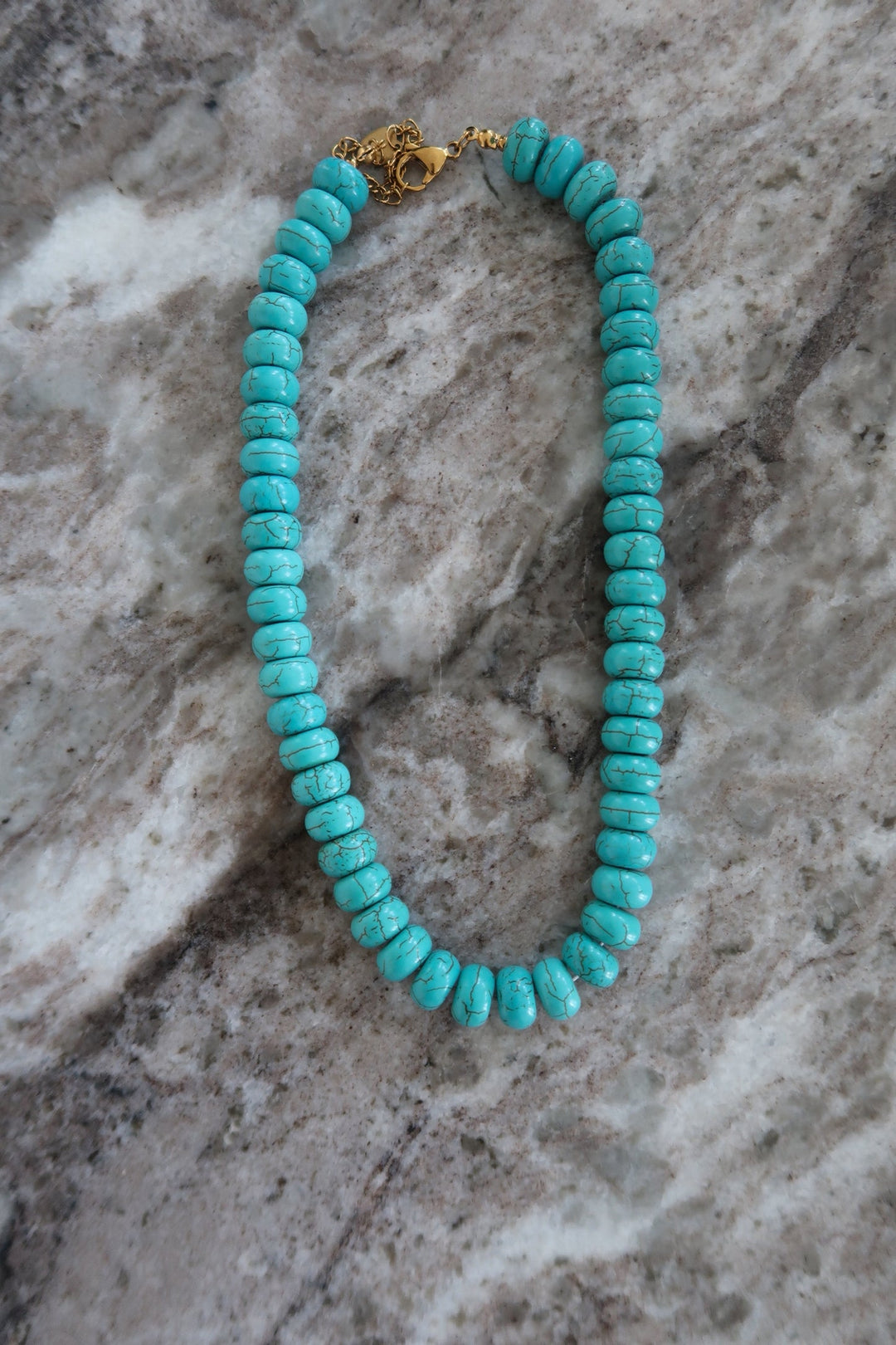 Chansuttpearls Turquoise Chunky Necklace