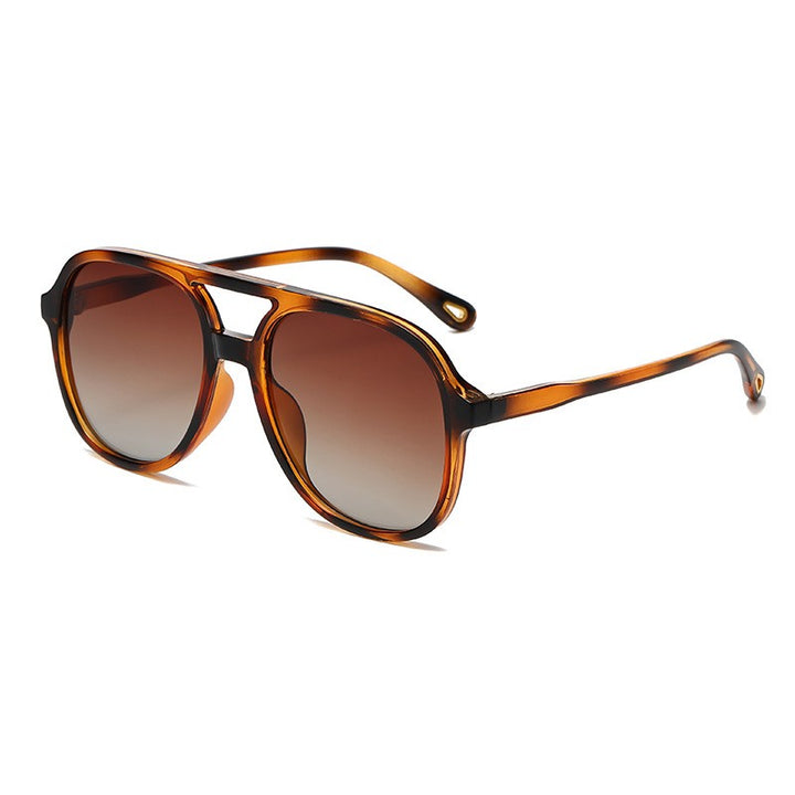 Classic Oversized Acrylic Aviator Sunglasses