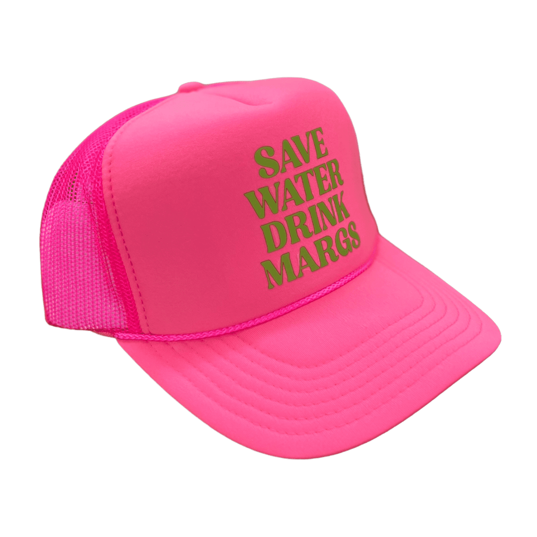 Save Water Drink Margs-Hot Pink
