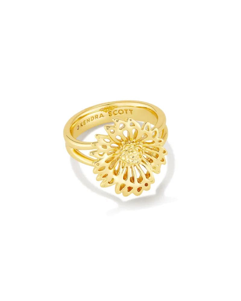 BRIELLE BAND RING-GOLD