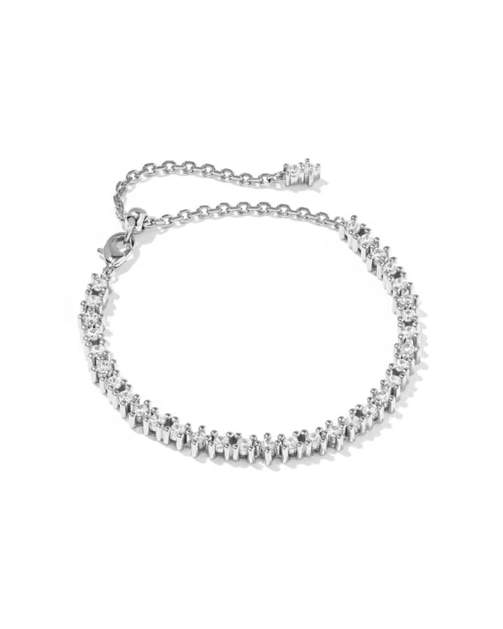 Kendra Scott Fate Tennis Bracelet Gold White CZ