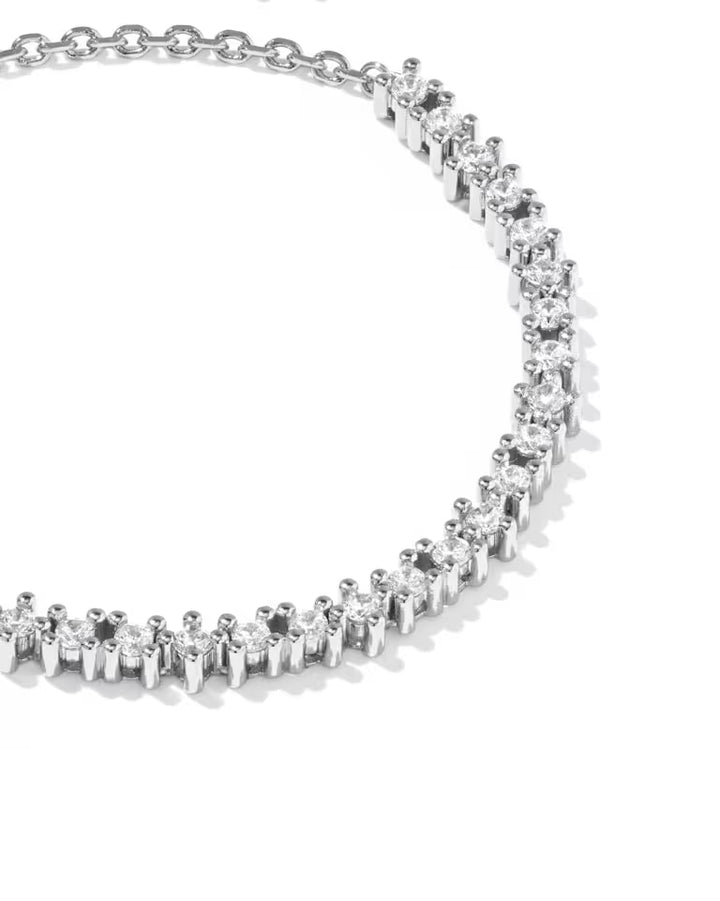 Kendra Scott Fate Tennis Bracelet Gold White CZ