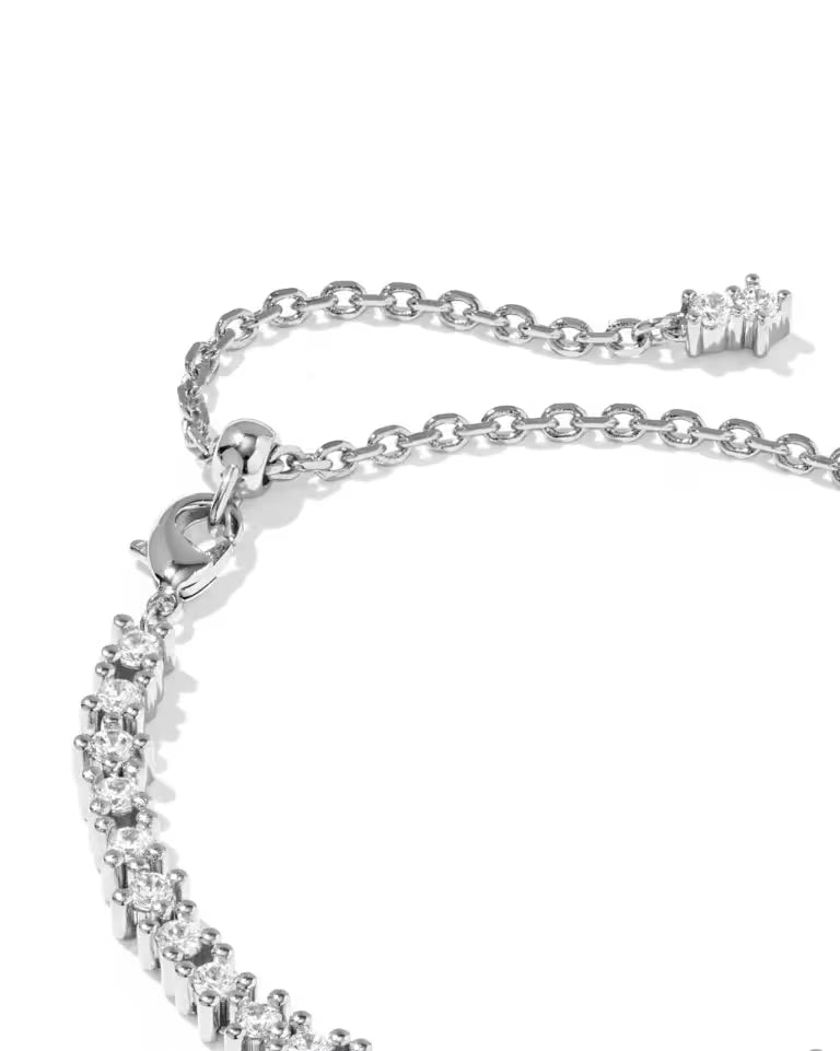 Kendra Scott Fate Tennis Bracelet Gold White CZ