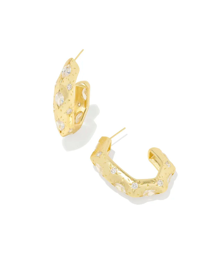 Kendra Scott Holland Hoop Earring in Gold