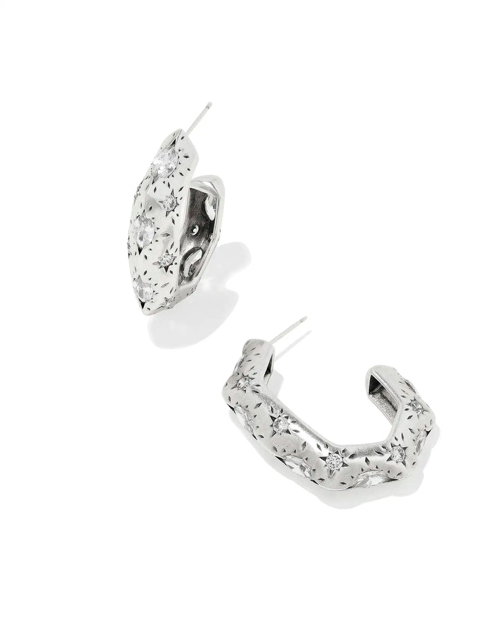 Kendra Scott Holland Hoop Earring in Silver