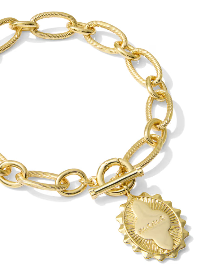 Kendra Scott Mama Link Bracelet in Gold