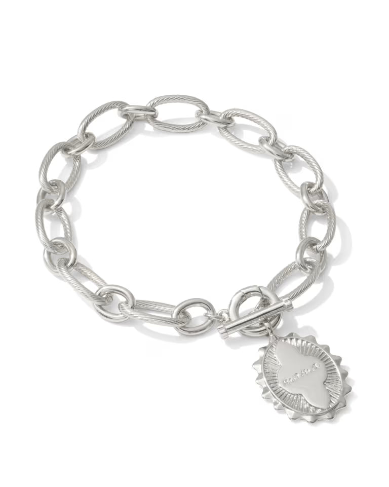 Kendra Scott Mama Silver Link and Chain Bracelet