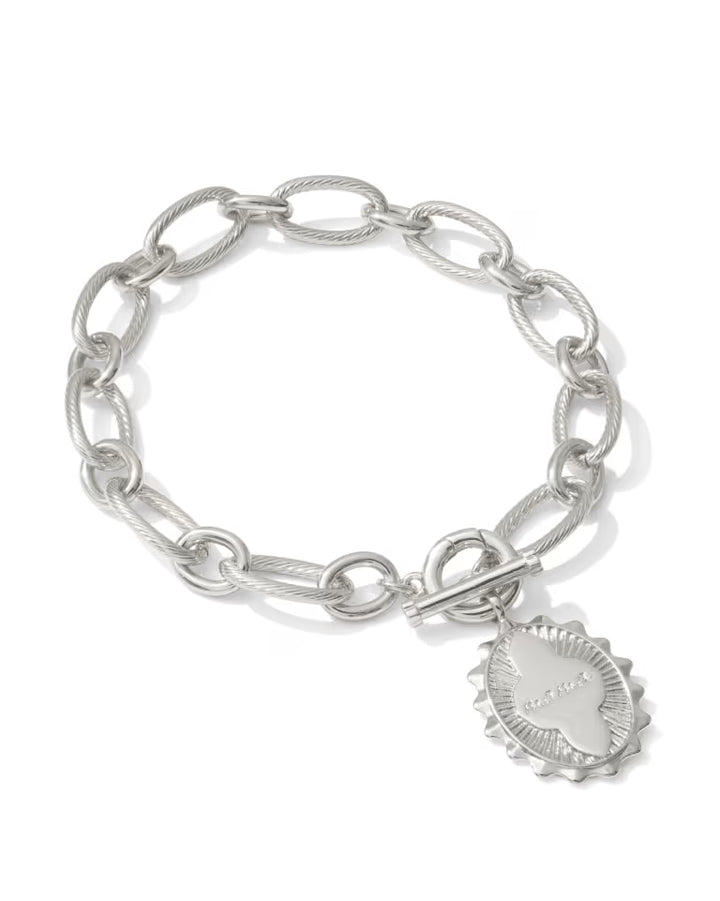 Kendra Scott Mama Silver Link and Chain Bracelet