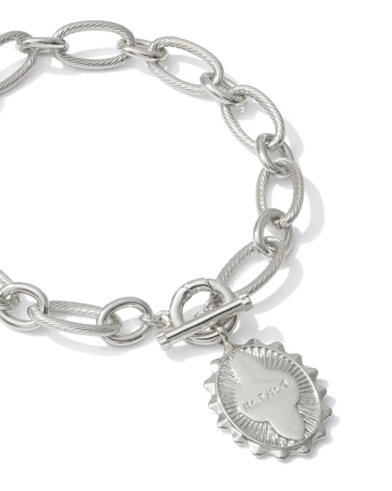 Kendra Scott Mama Silver Link and Chain Bracelet