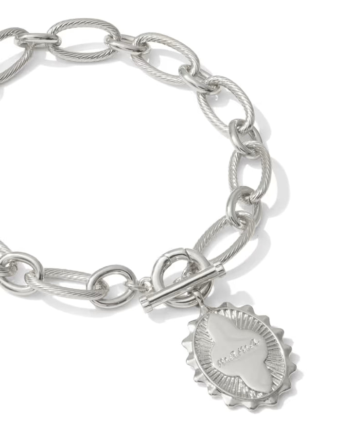 Kendra Scott Mama Silver Link and Chain Bracelet