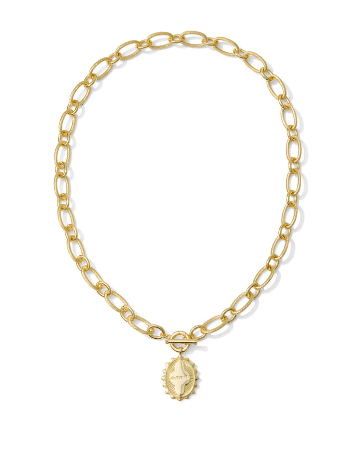 Kendra Scott Mama Link Necklace in Gold