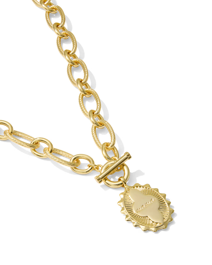 Kendra Scott Mama Link Necklace in Gold