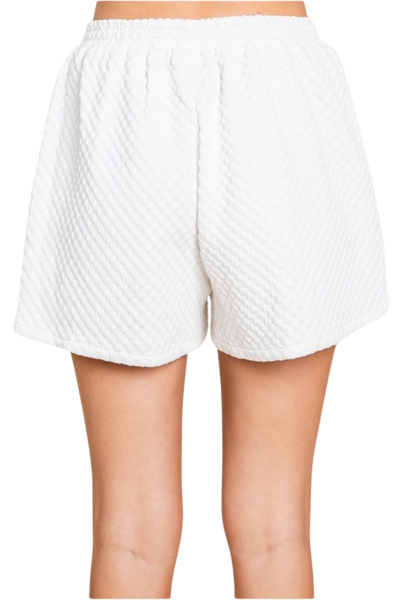 Stylish Moment Shorts-White