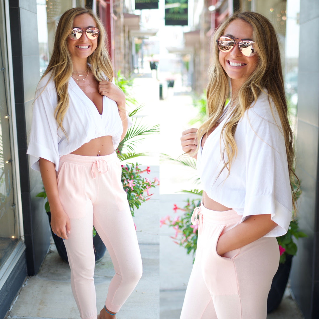 Fall Style Jogger-Blush - Bliss Boutique