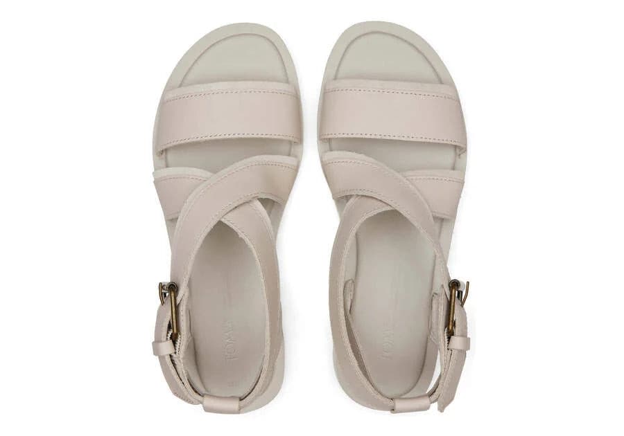 TOMS SIDNEY SANDAL-PUTTY LEATHER