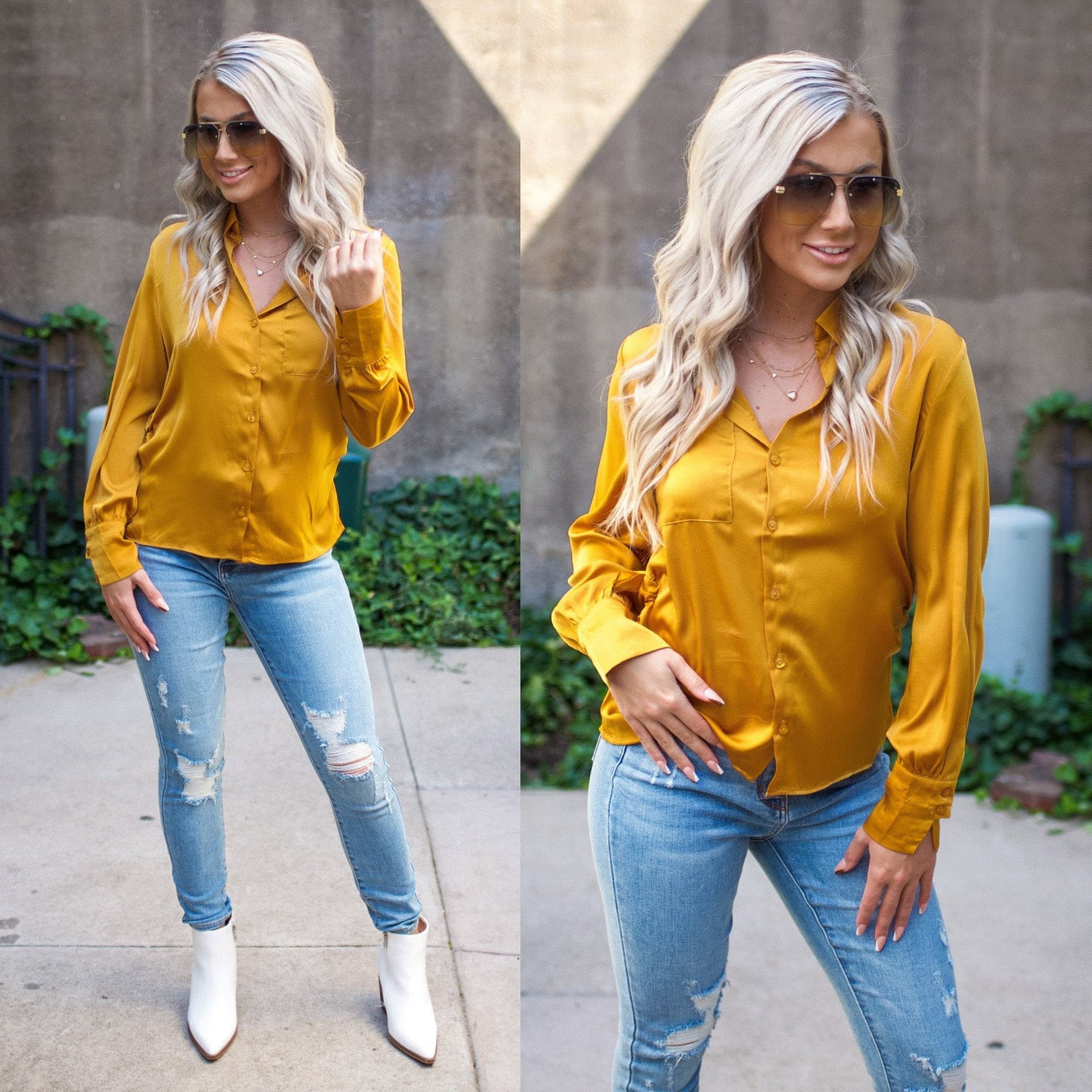 Everyday Style Top-Gold
