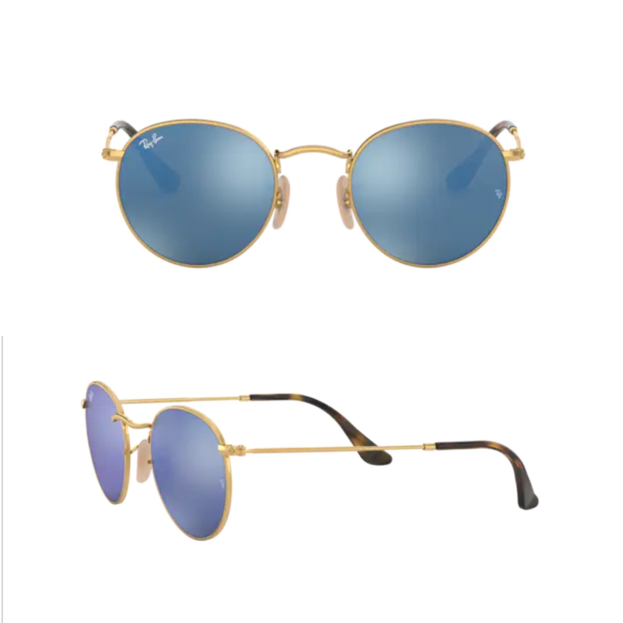 Ray ban cheap circle sunglasses blue