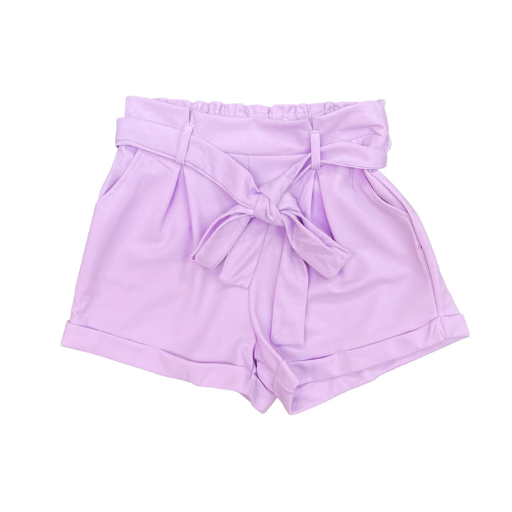 Enlighten Me Shorts- Lavender