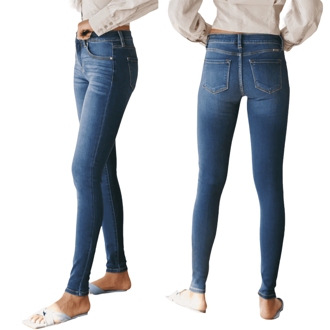 Kancan Annaka Mid Rise Super Skinny Jeans