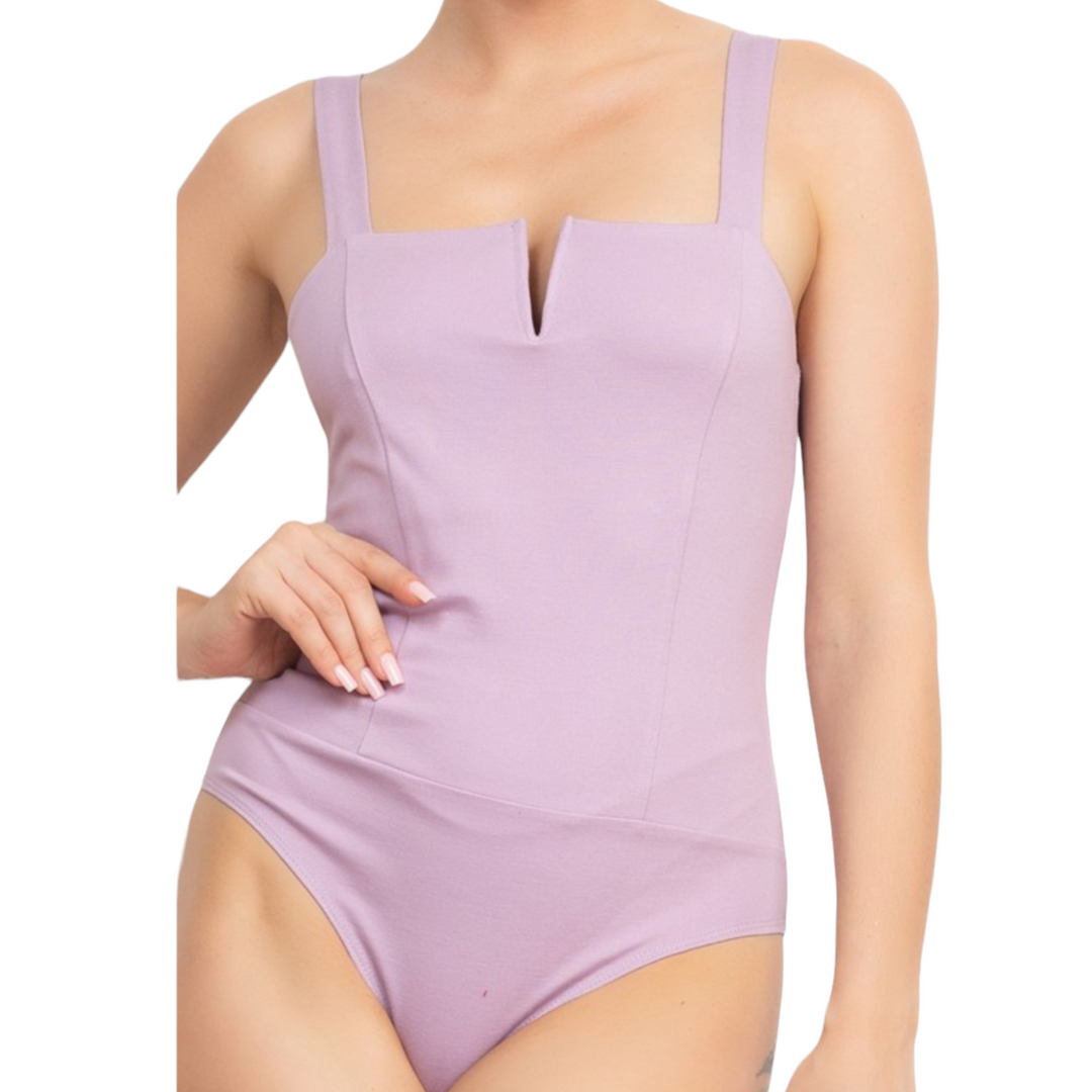 Sweetheart Bodysuit-Lavender