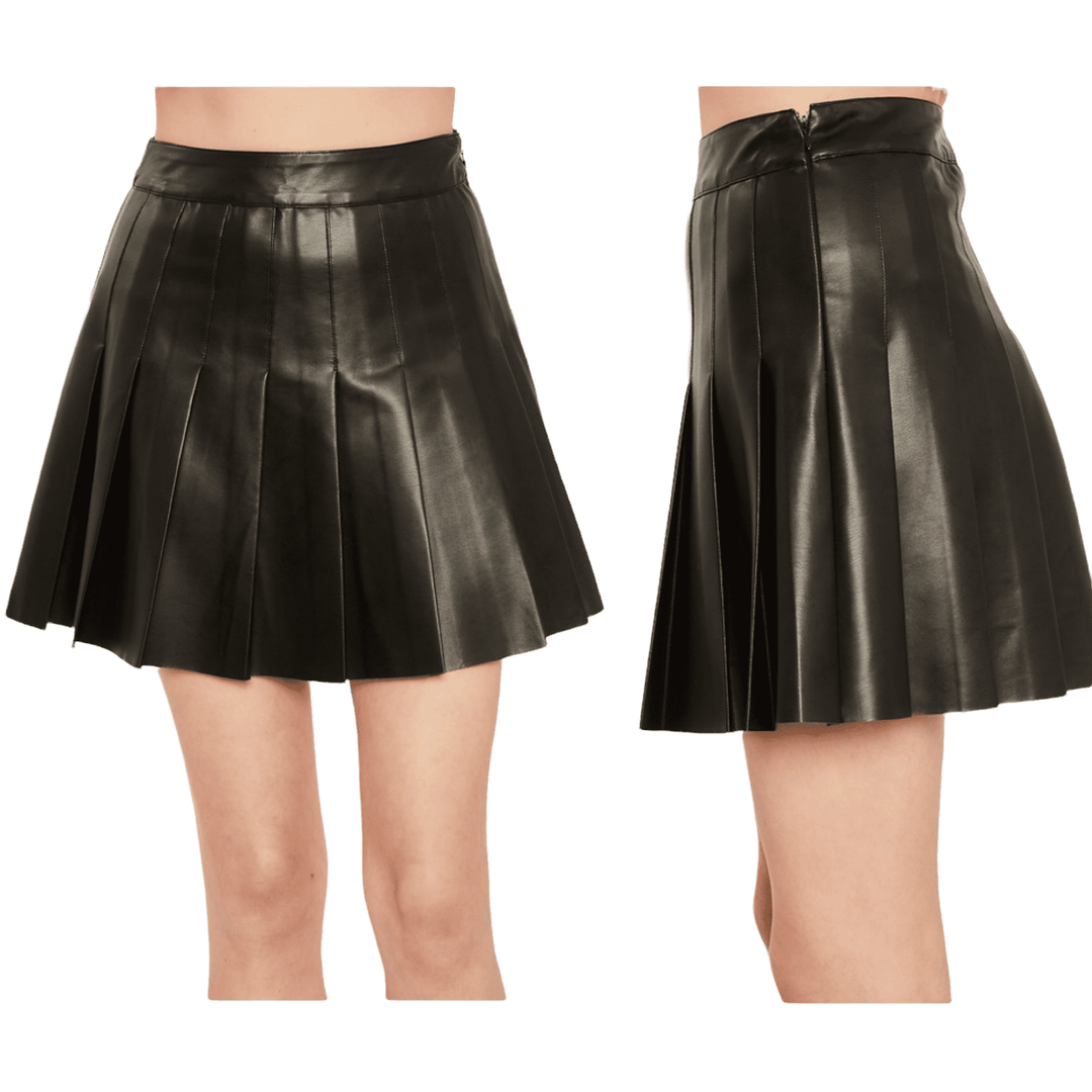 Faux Love Skirt-Black