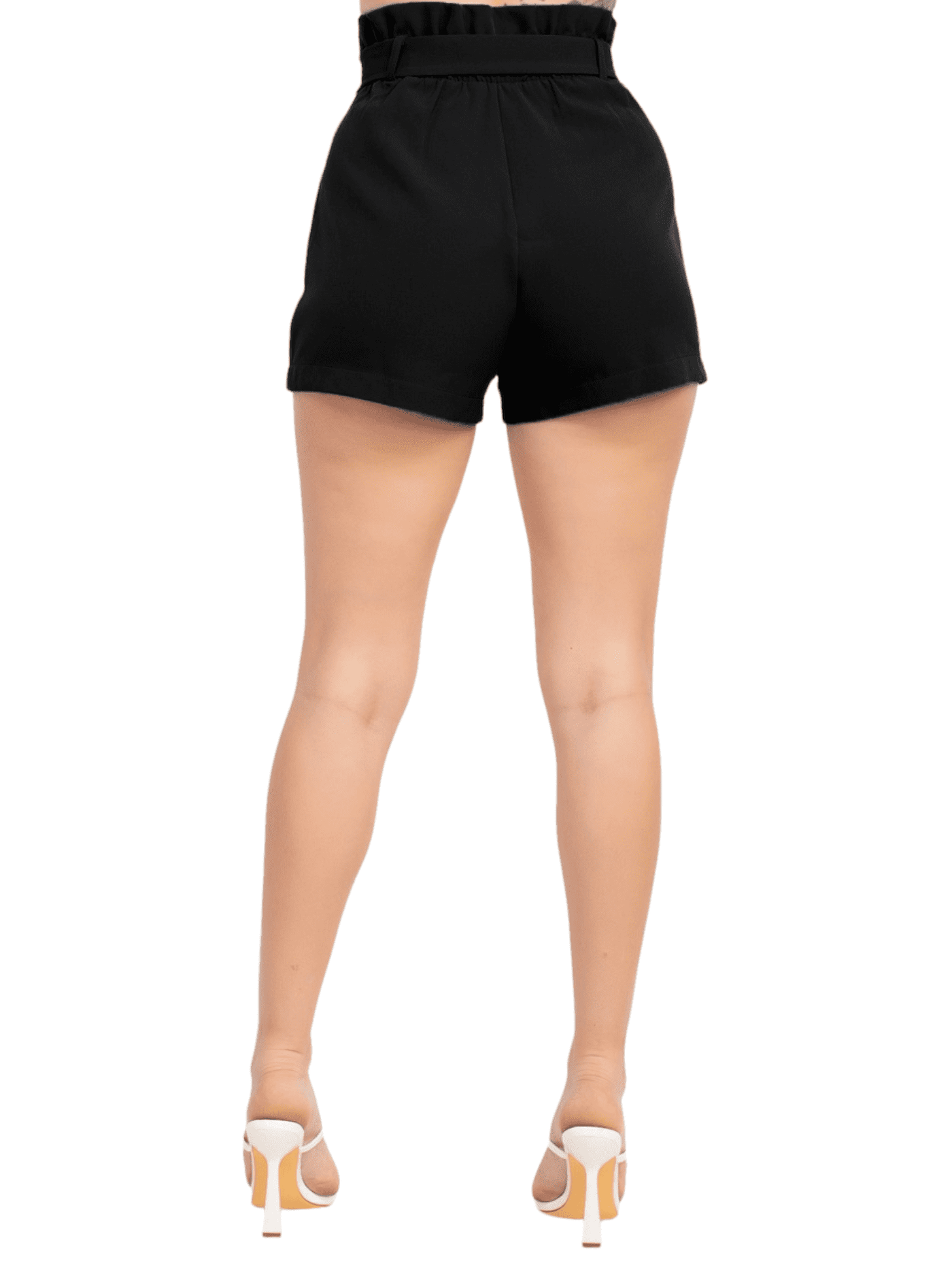 Thinking About You Shorts-Black