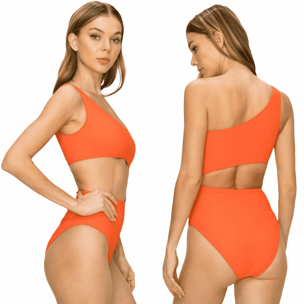 Miami Bound One Piece-Red - Bliss Boutique