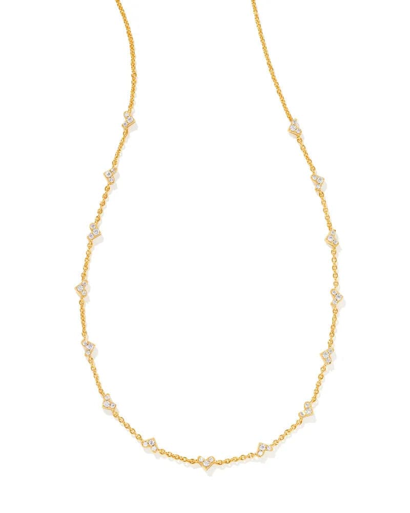 Kendra Scott-HAVEN CRY HEART NCK WH/GLD