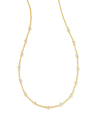 Kendra Scott-HAVEN CRY HEART NCK WH/GLD